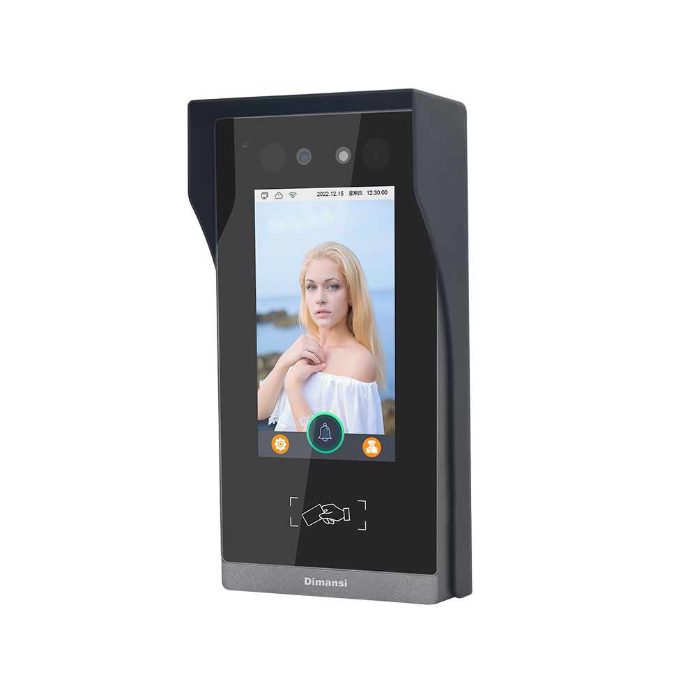 数字人脸7寸可视门铃（810S+91S）